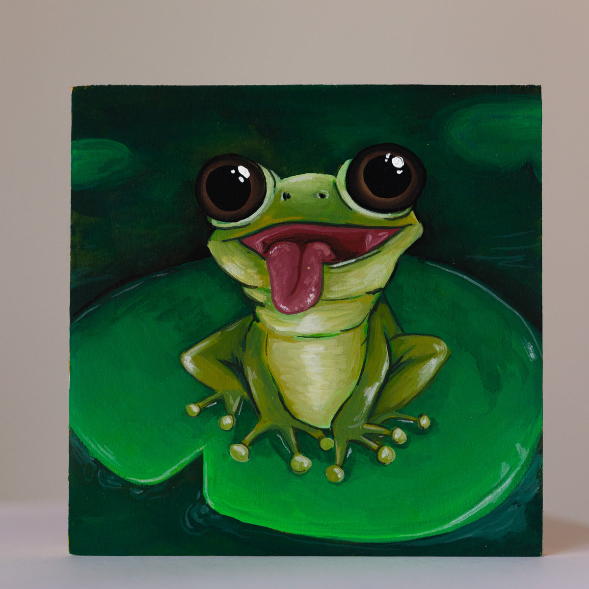 Frog - Day 14 - 30 Mini paintings