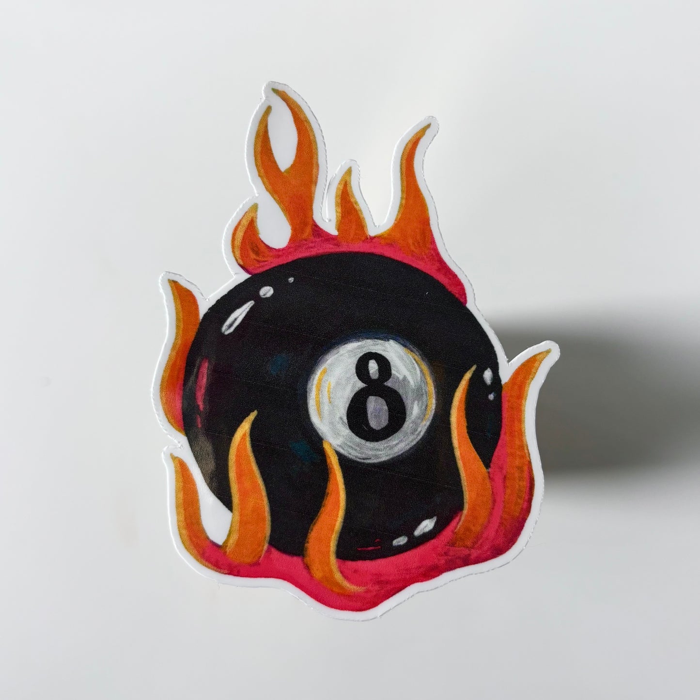 8Ball Die Cut Sticker 2.5"x3"
