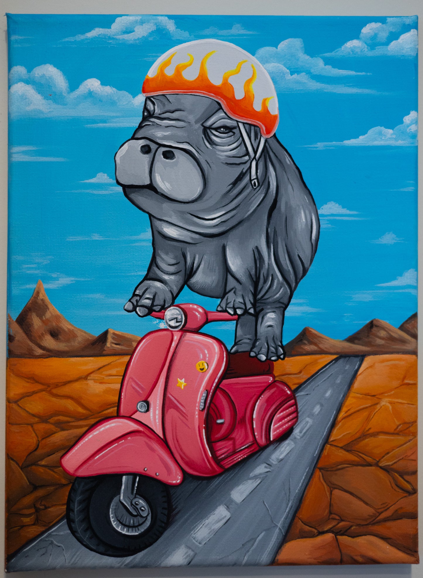 Hippo on a mission Original