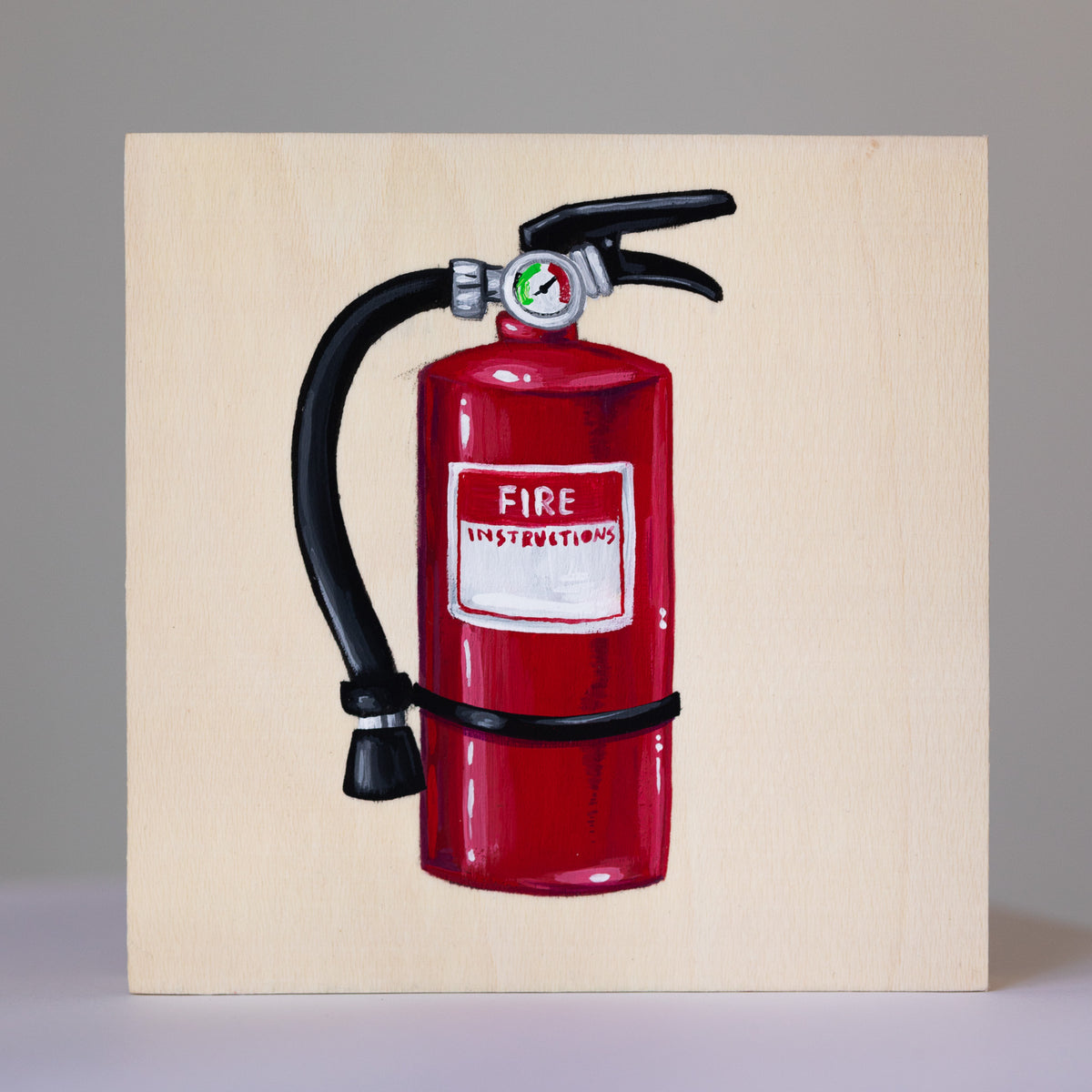 Fire Extinguisher - Day 10 - 30 Mini paintings