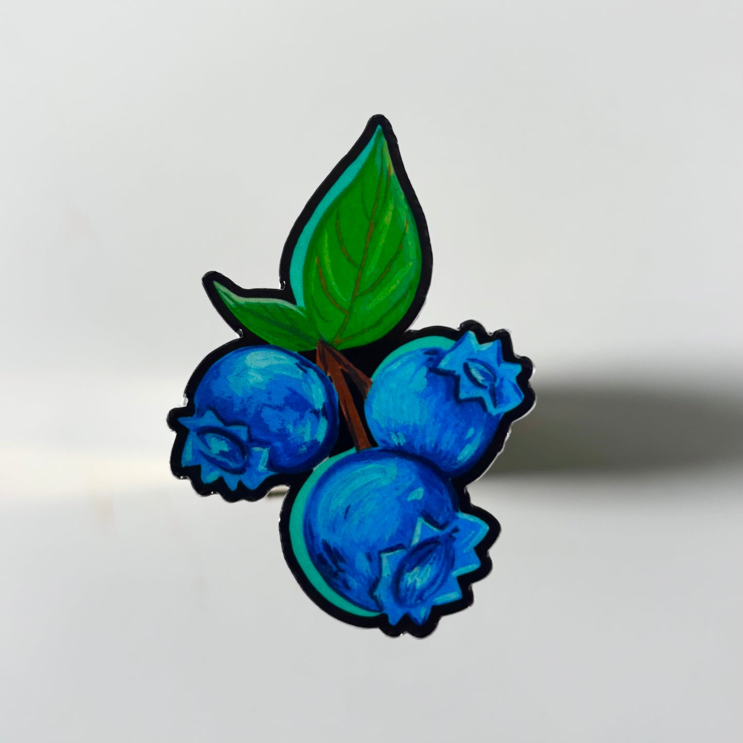 Blueberries Die Cut Sticker 2"x3"