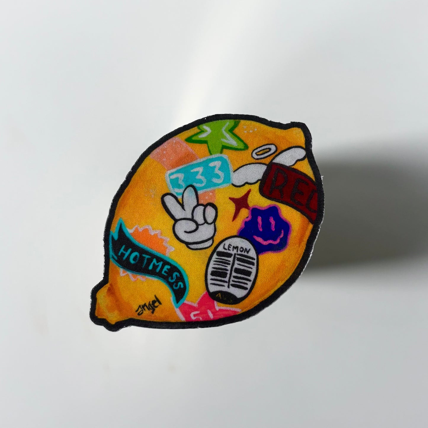 Lemon Die Cut Sticker 1.5"x1.5"