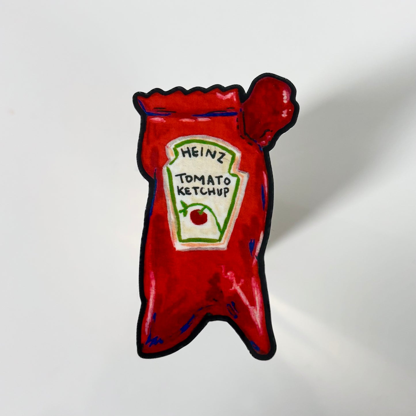 Ketchup Die Cut Sticker 3"x2"