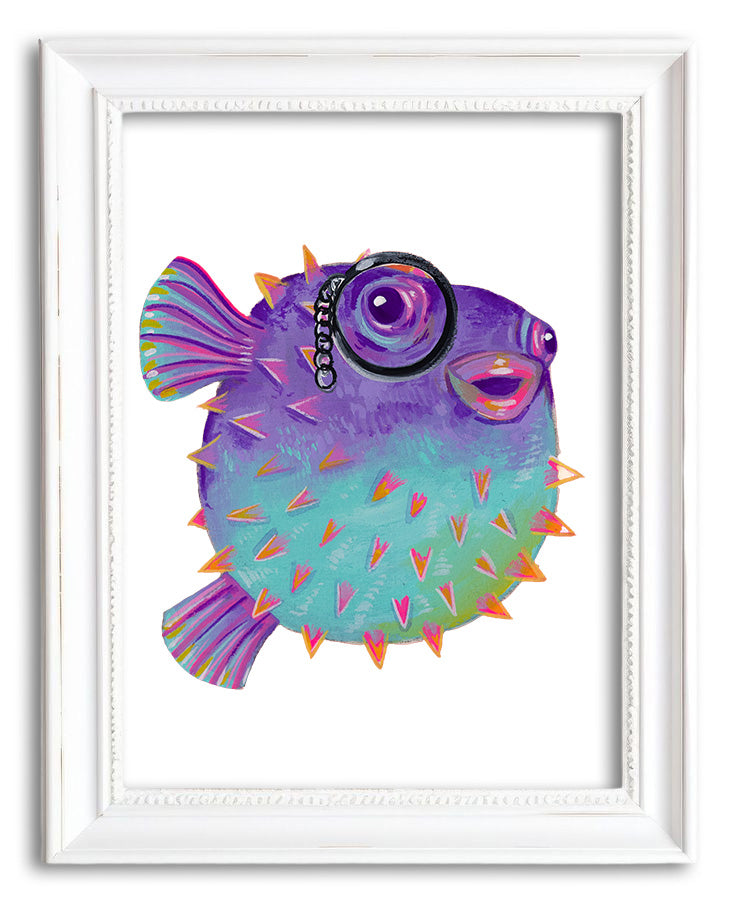 Pufferfish Print