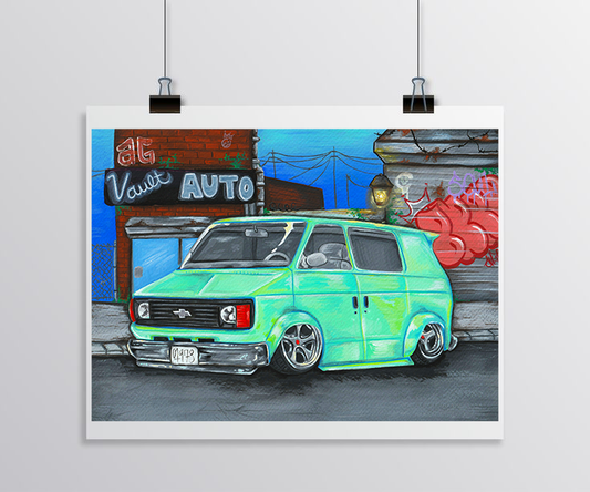 Chevy Van Print